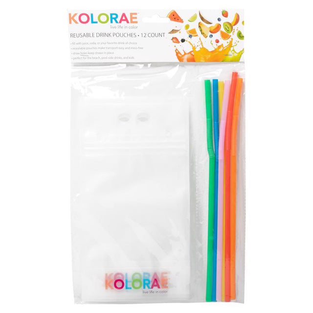 DRINK POUCH PLST CLR 6PK