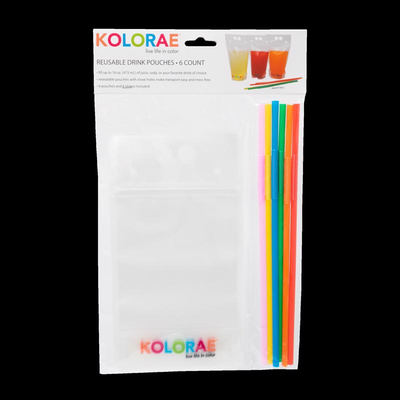 Blueoco Kolorae Clear Plastic Drink Pouch