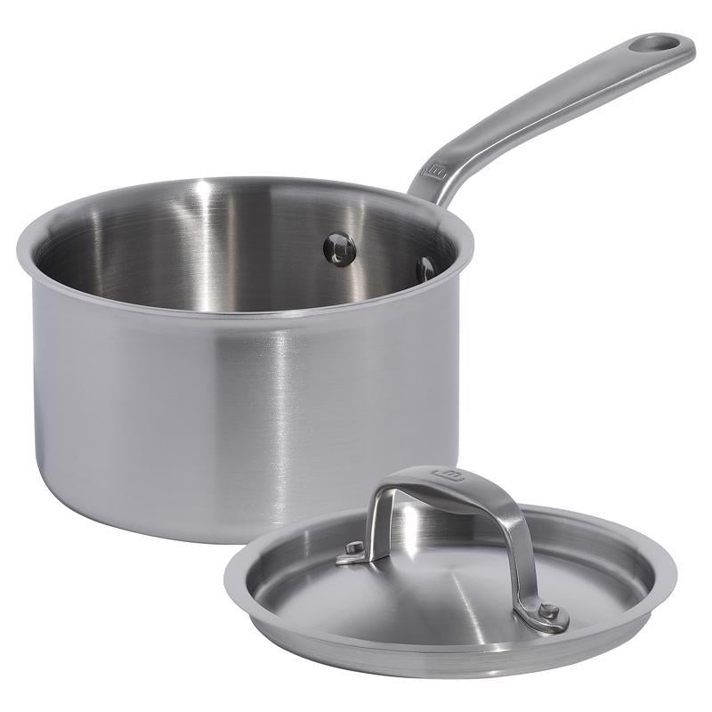SAUCEPAN SS SILVER 2QT