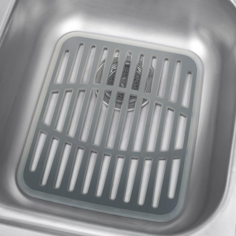 Spectrum Diversified Designs Cora 13 in. L X 11 in. W X 1 in. H Plastic Sink Mat