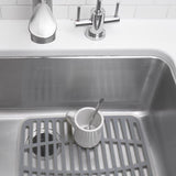 Spectrum Diversified Designs Cora 12 in. L X 16 in. W X 1 in. H Plastic Sink Mat