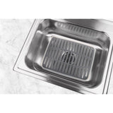Spectrum Diversified Designs Cora 12 in. L X 16 in. W X 1 in. H Plastic Sink Mat