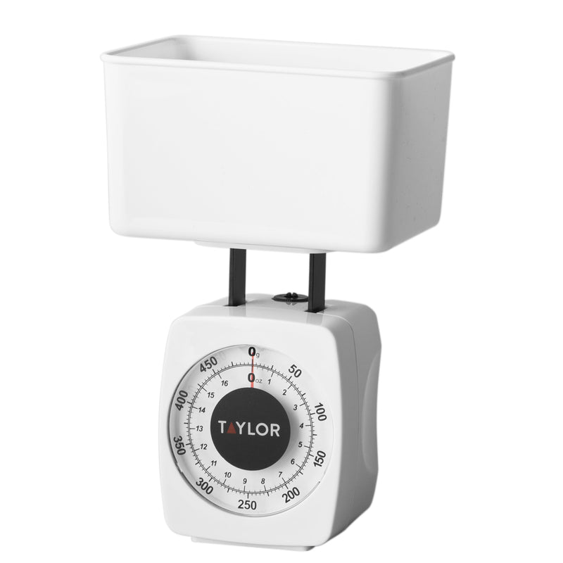 Taylor White Analog Food Scale 1 lb