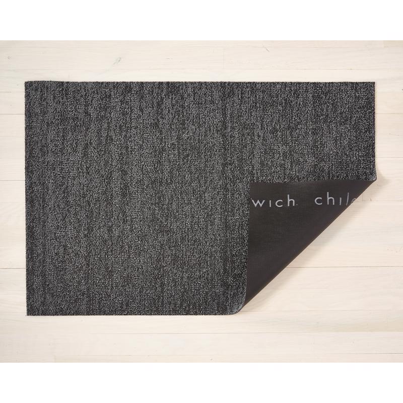 Chilewich 18 in. W X 28 in. L Charcoal/Gray Heathered Vinyl Door Mat