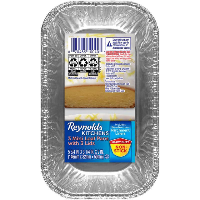 LOAF PANW/LID BLUE 3PK