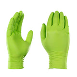 Gloveworks Nitrile Disposable Gloves One Size Fits Most Green Powder Free 6 pc