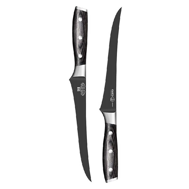 KNIFE FILLET SS WOOD 7"