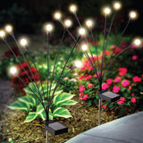 Sensor Brite Matte Black Solar Powered 10 W LED Garden Light 1 pk