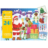 Upbounders Black/Brown Santa Advent Sticker Calendar