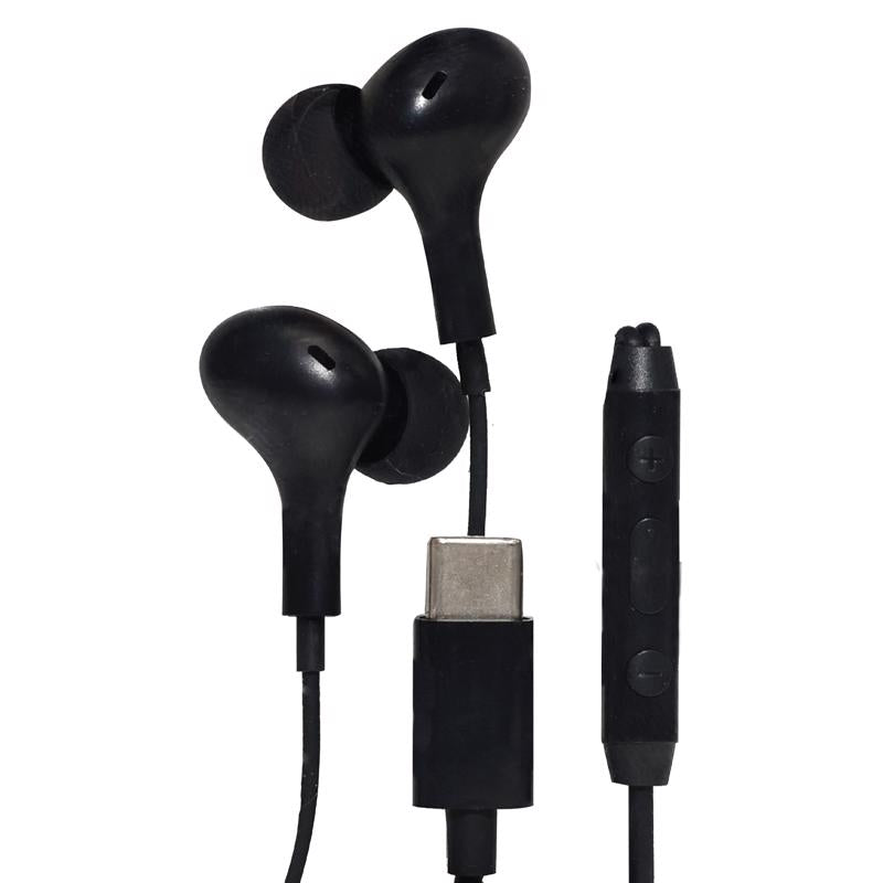 EARPHONE WIRED BLACK 1PK