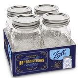 Ball 140th Anniversary Regular Mouth Commemorative Jar 1 pt 12 pk