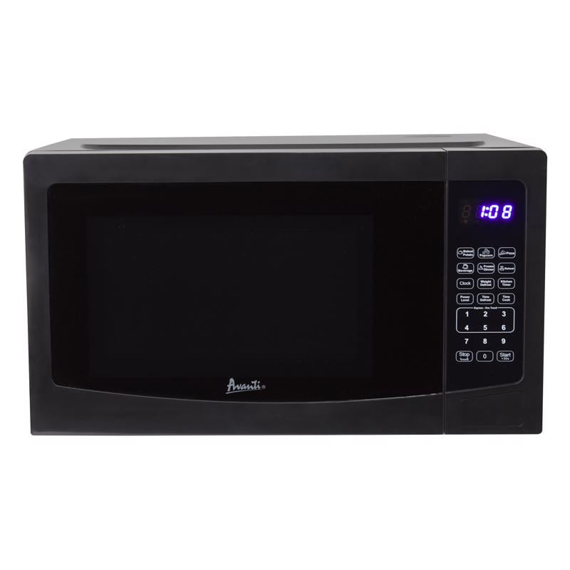Avanti 1.1 cu ft Black Microwave 1000 W