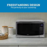 Avanti 1.1 cu ft Black/Silver Microwave 1000 W