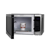 Avanti 1.1 cu ft Black/Silver Microwave 1000 W