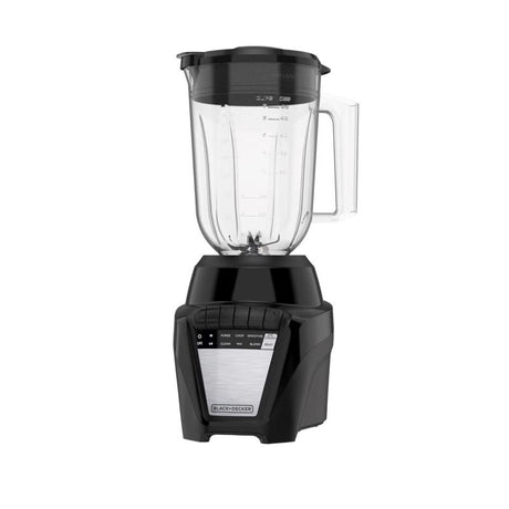 Black+Decker Black Aluminum Blender 6 cups 8 speed