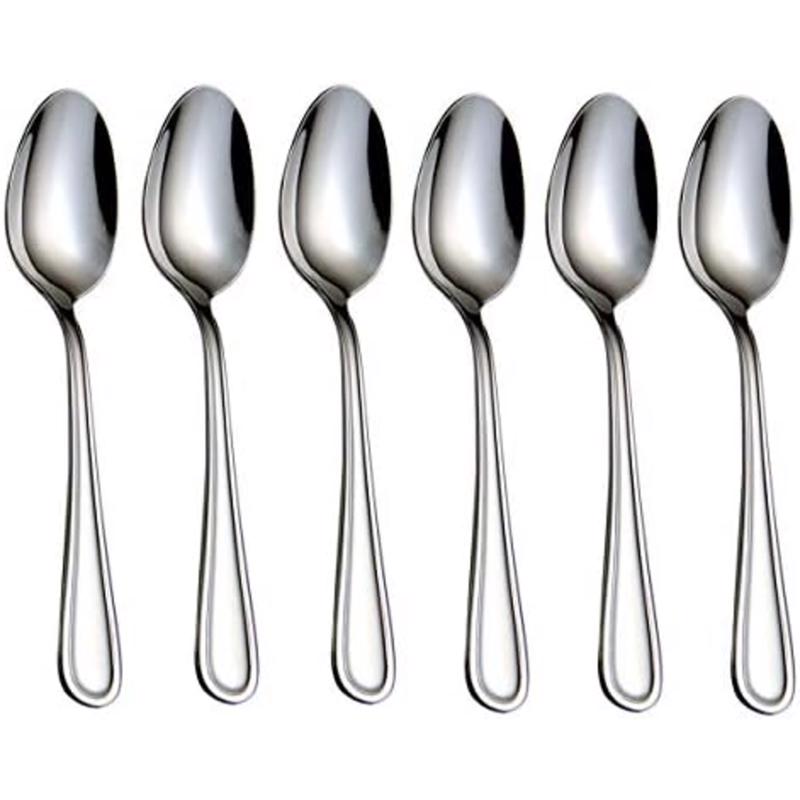 Cambridge Malibu Silver Stainless Steel Teaspoon Set 6 pc