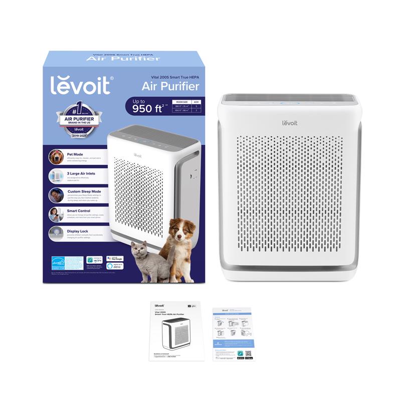 Levoit Vital 200S Carbon Smart Air Purifier 380 sq ft