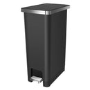 TRASH CN PLS BLK 11.9GAL