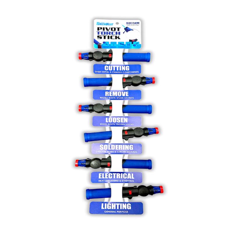 Torch Blue Blue Pivot Torch Stick Disposable Torch Lighter 12 oz 1 pk