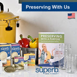 Superb Arglass Wide Mouth Canning Jar 32 oz 12 pk