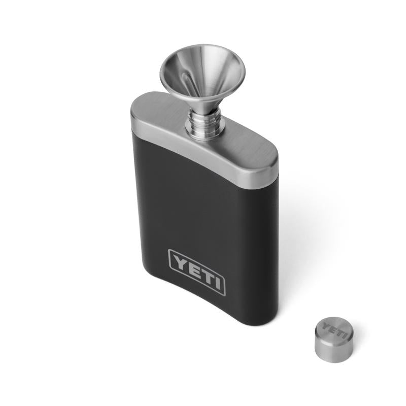 YETI 7 oz Black Stainless Steel Flask