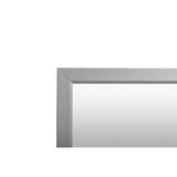 Zenna Home 25 in. H X 20 in. W Bathroom Mirror Matte Gray