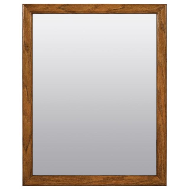 BATH MIRROR BRWN 20X25"