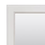 Zenna Home 25 in. H X 20 in. W Bathroom Mirror Matte White