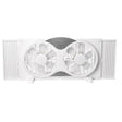 TWN WNDW FN ELCTR WHT 9"