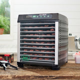 LEM Mighty Bite Black/Silver 10 sq ft Food Dehydrator