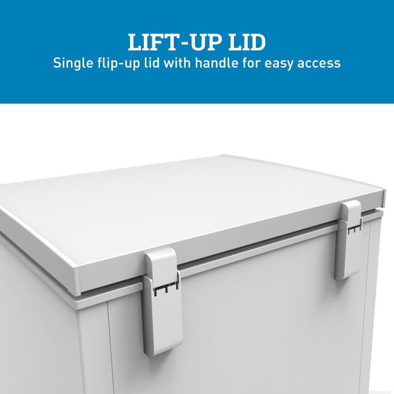 Avanti 5 ft White Steel Chest Freezer 120 W