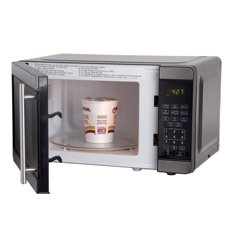 Avanti 0.7 cu ft Black/Silver Microwave 700 W