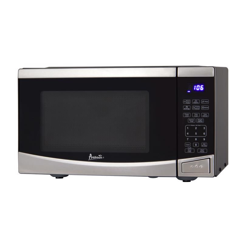 Avanti 0.9 cu ft Silver Microwave 900 W