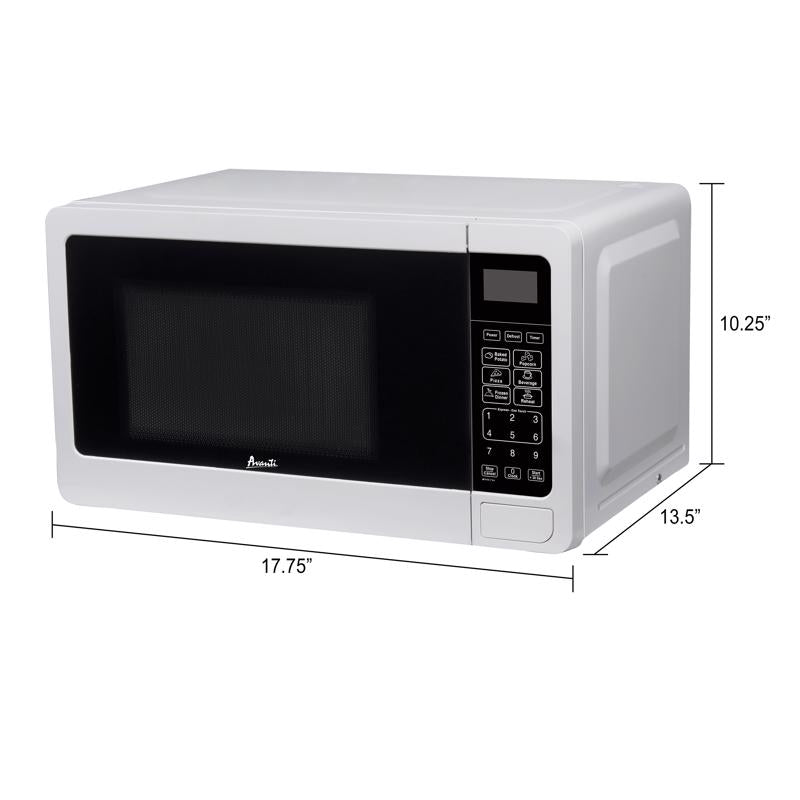 Avanti 0.7 cu ft White Microwave 700 W