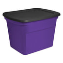 Sterilite 18 gal Purple Storage Tote 16.12 in. H X 23.5 in. W X 18.62 in. D Stackable