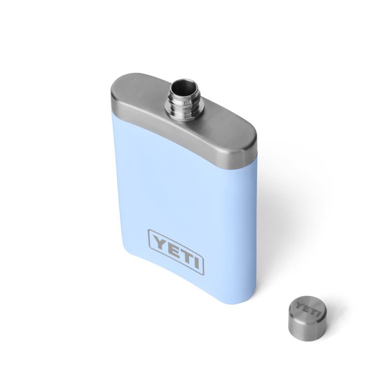 YETI 7 oz Big Sky Blue Stainless Steel Flask