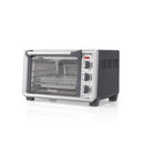 Black+Decker Stainless Steel Black/Silver 6 slot Toaster Oven w/Air Fry 13 in. H X 15 in. W X 20 in.