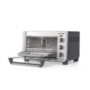 Black+Decker Stainless Steel Black/Silver 6 slot Toaster Oven w/Air Fry 13 in. H X 15 in. W X 20 in.
