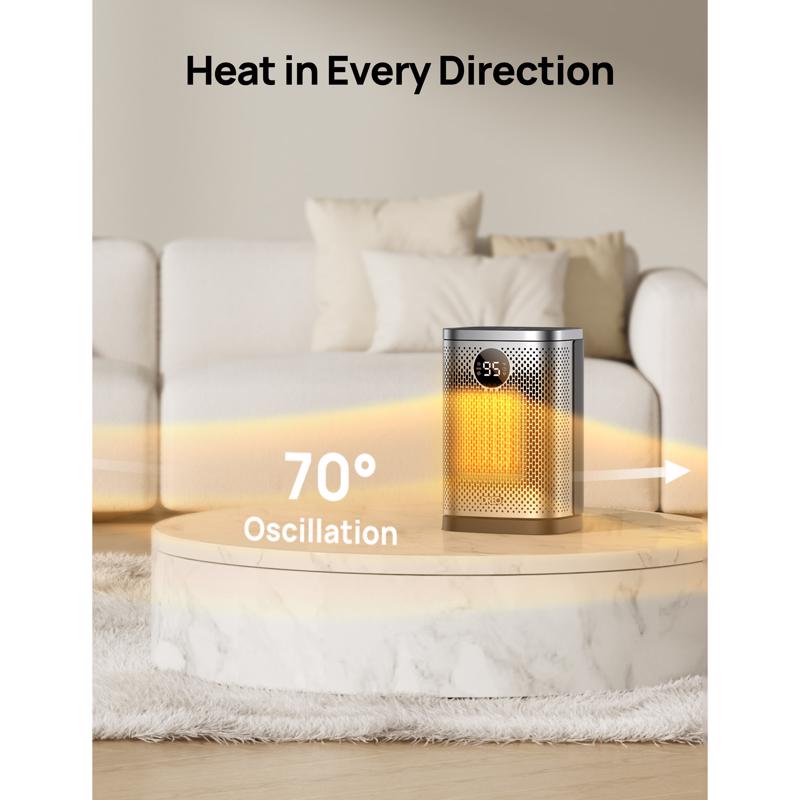 DREO 200 sq ft Electric Ceramic Space Heater 5118 BTU