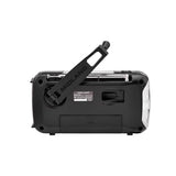 Midland Black/Red Weather Alert Radio Strobe Light Digital Key Wind