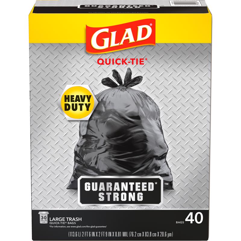 TRASH BAGS 30G 40PK