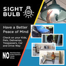 i Sight Bulb Plug-in Indoor and Outdoor Smart-Enabled Security Camera
