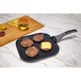 Imusa Mirro Ceramic Coated Aluminum Griddle Black
