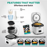 Rice Robot White 4.5 cups Rice Cooker