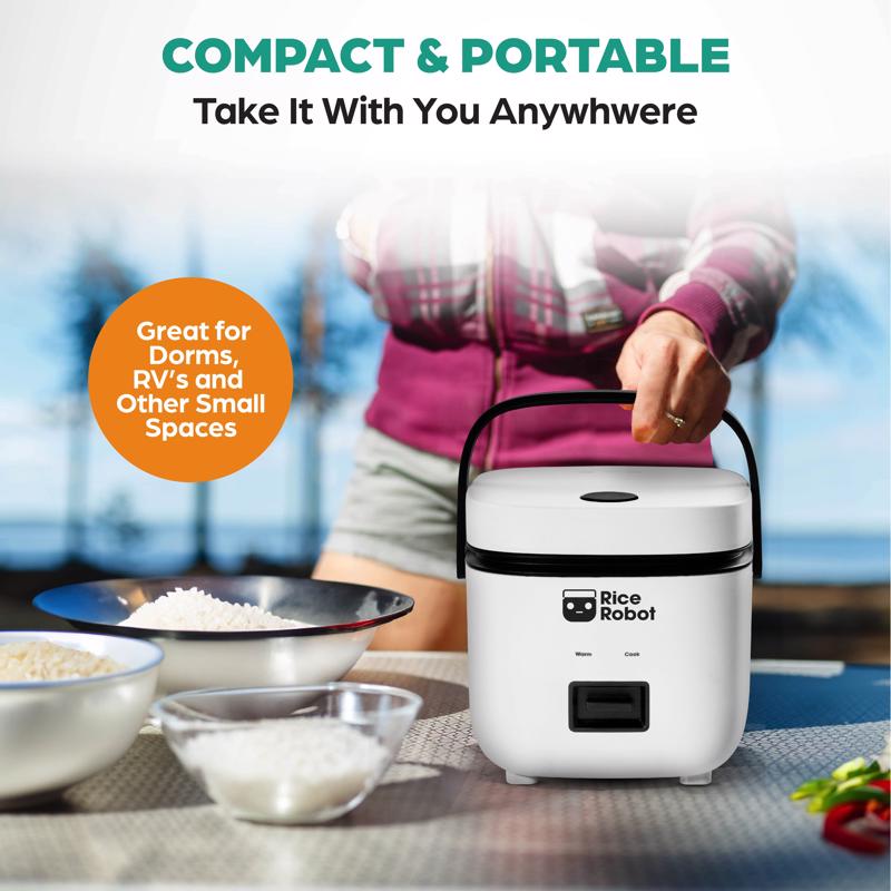 Rice Robot White 4.5 cups Rice Cooker