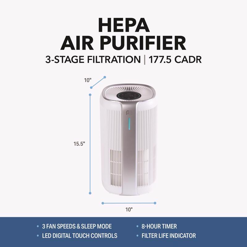 Perfect Aire HEPA Air Purifier 323 sq ft