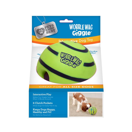 BALL DOG TOY VNYL GRN
