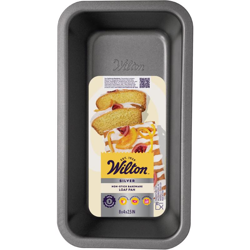 LOAF PAN STL BLK 8X4"