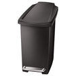 Simplehuman 10 L Black Plastic Step Trash Can