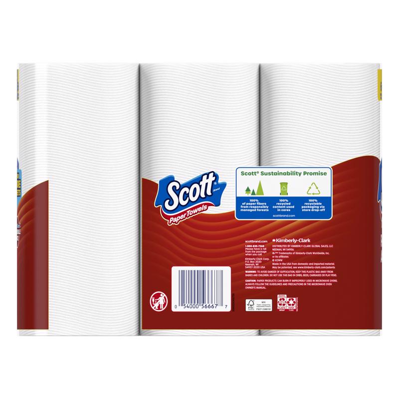 Scott Paper Towels 108 sheet 1 ply 6 pk